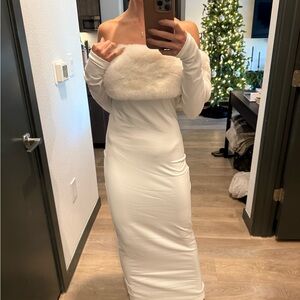 White Winter Dress
